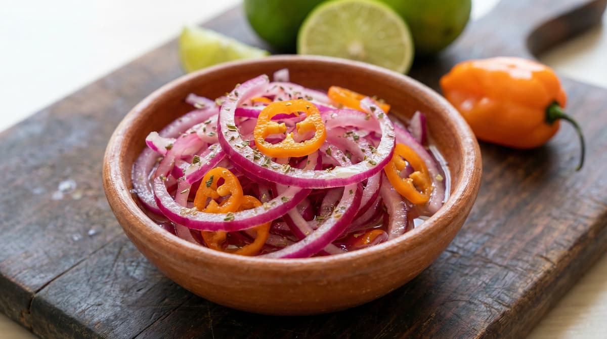 Cebollitas con Habanero