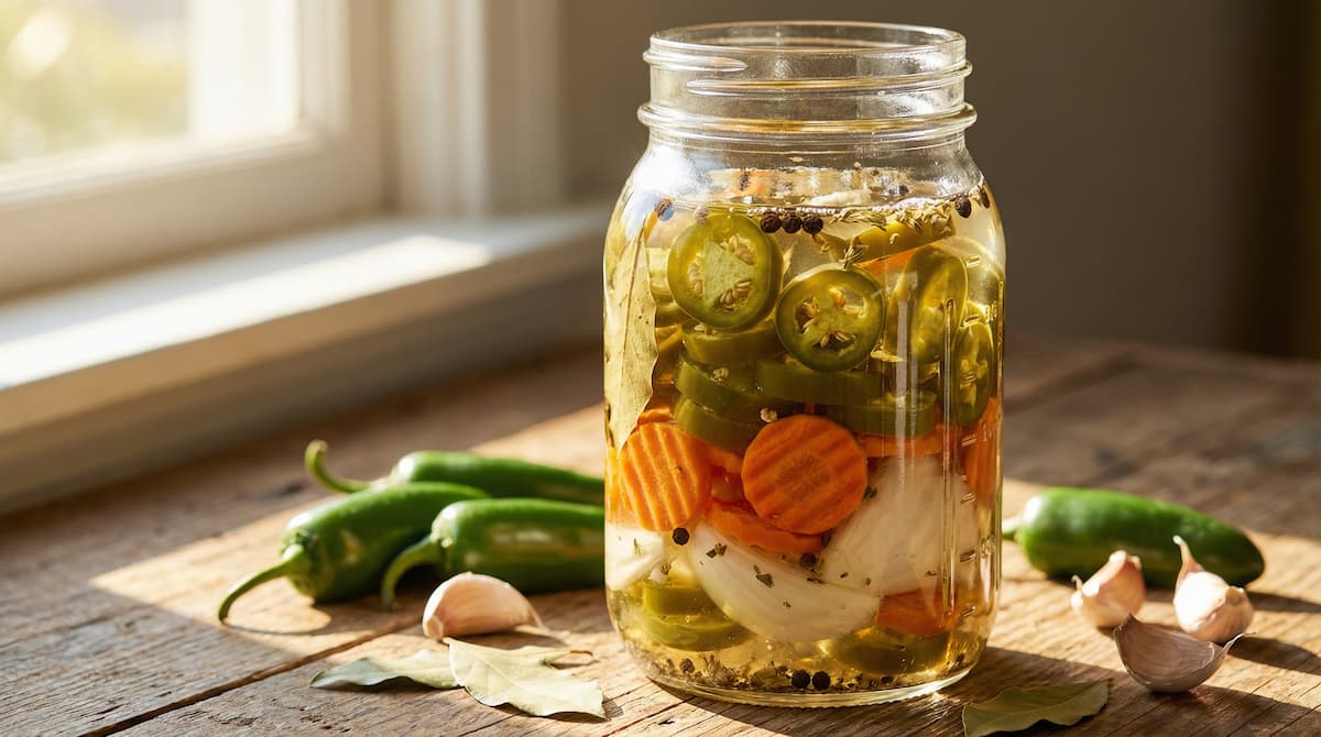 Chiles en Vinagre Caseros