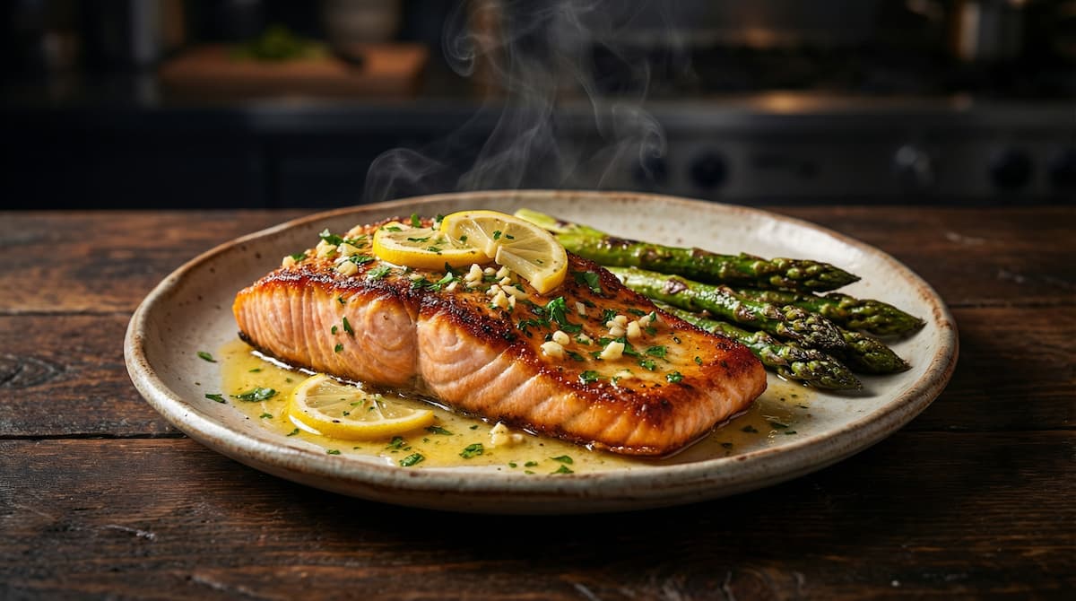 Salmón a la Mantequilla