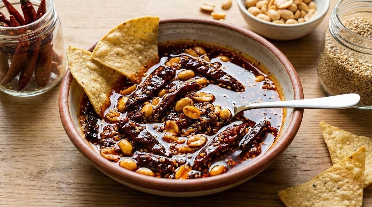 Salsa Macha con Semillas